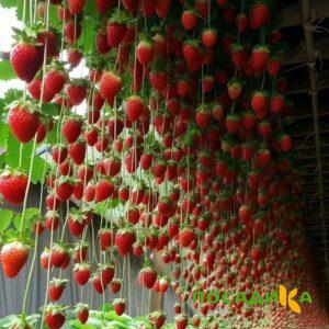 Клубника ампельная Анастасия купить по цене от 370р. в интернет-магазине «Посадика» с доставкой почтой в в Алагире и по всей России – [изображение №1].