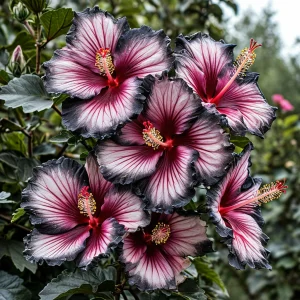 Гибискус садовый Самер Бридж купить по цене от 306р. в интернет-магазине «Посадика» с доставкой почтой в в Алагире и по всей России – [изображение №1].